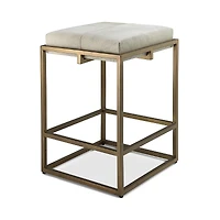 Jamie Young Shelby Hide Counter Stool
