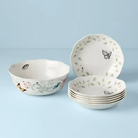 Butterfly Meadow 7-Piece Pasta/Salad Set