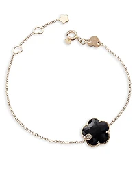 Pasquale Bruni 18K Rose Gold Petit Joli Black Onyx and Diamond Bracelet