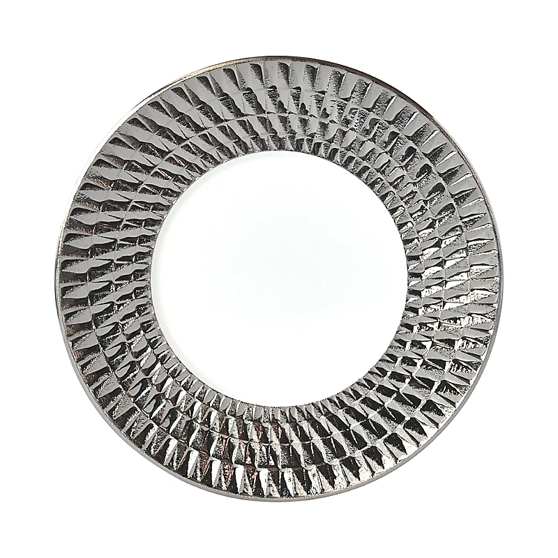 Bernardaud Twist Platinum Bread & Butter Plate - Exclusive