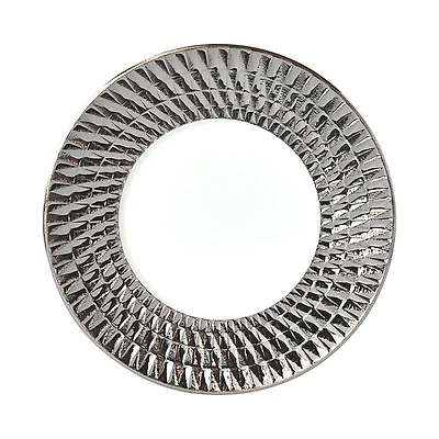 Bernardaud Twist Platinum Bread & Butter Plate - Exclusive
