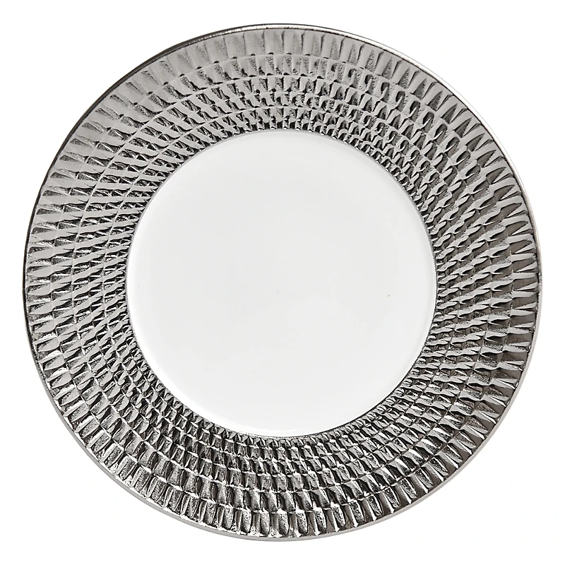 Bernardaud Twist Platinum Salad Plate - Exclusive