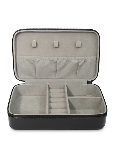 Royce New York Zippered Travel Jewelry Case