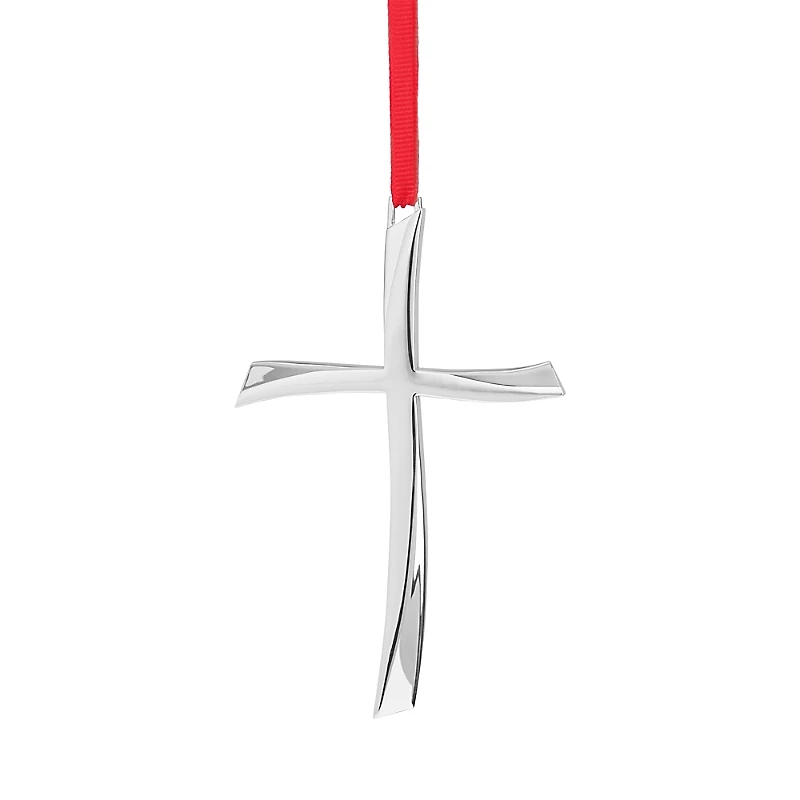 Nambe Nouveau Cross Ornament