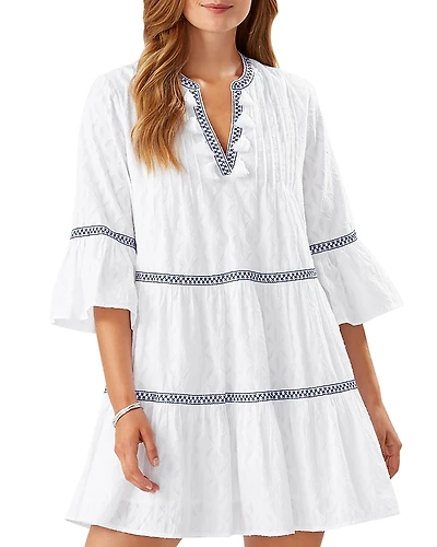 Tommy Bahama Jacquard Tiered Dress