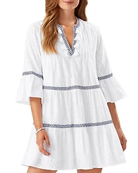 Tommy Bahama Jacquard Tiered Dress