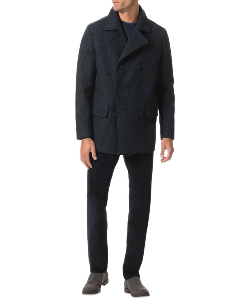 Horsham Downs Mélange Twill Peacoat