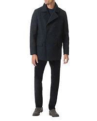 Horsham Downs Mélange Twill Peacoat