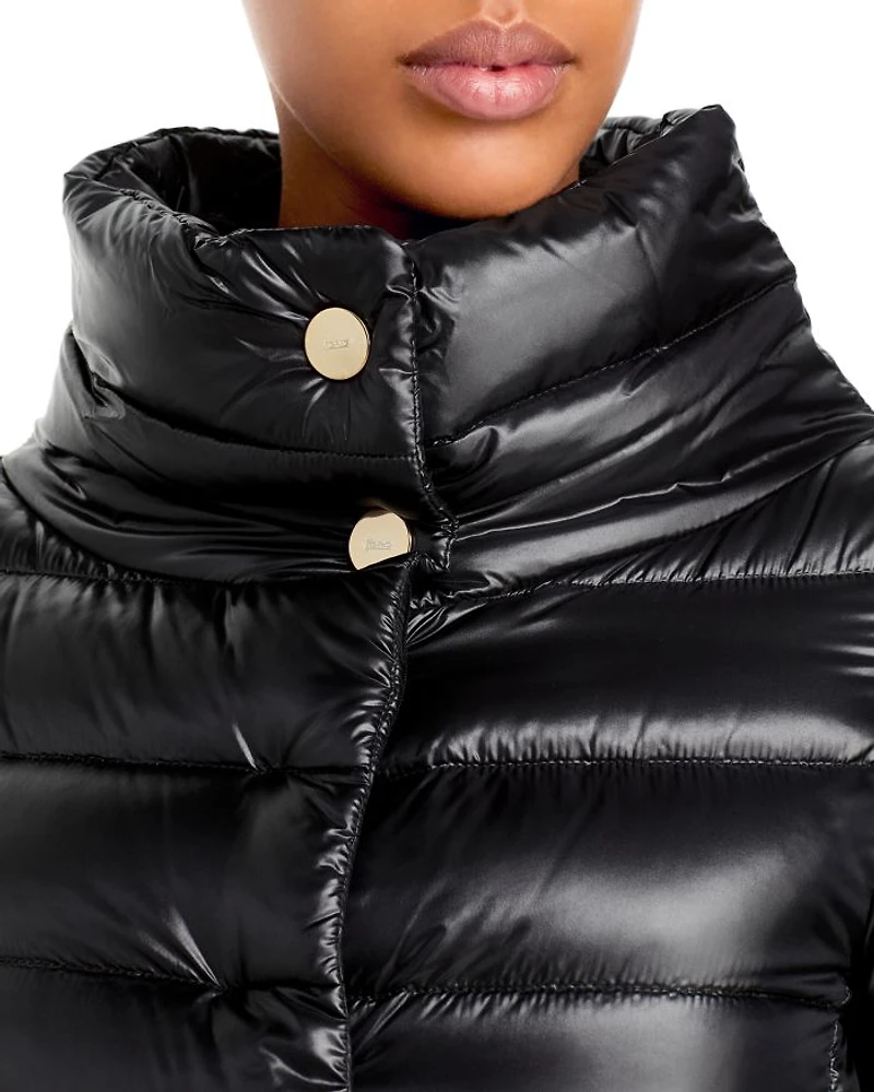 Amelia Stand Collar Down Puffer Coat