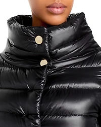 Amelia Stand Collar Down Puffer Coat