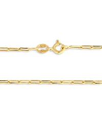 Sterling Paper Clip Necklace, 15.5" - Exclusive