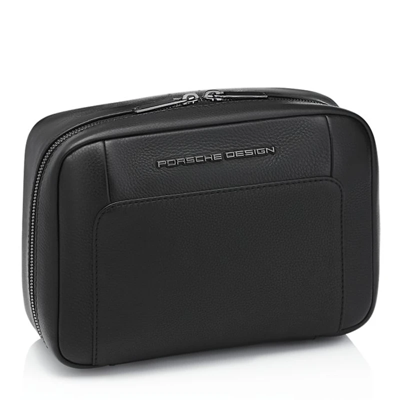Roadster Leather Wash Bag