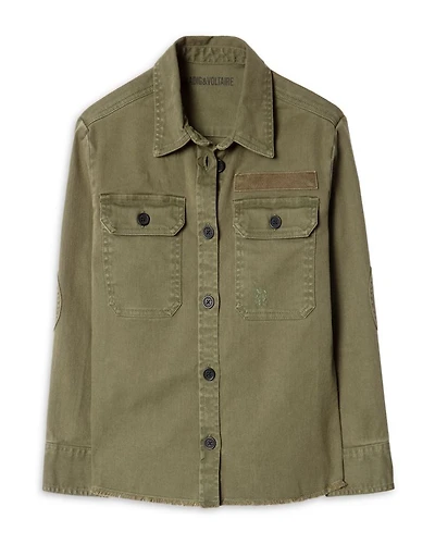 Girls' Bonnie Cotton Blend Shirt - Little Kid, Big Kid