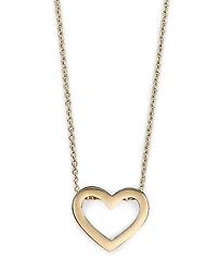 Roberto Coin 18 Kt. Yellow Gold Tiny Treasure Heart Necklace, 18