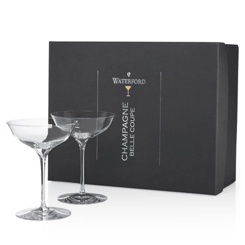 Elegance Champagne Belle Coupe Glass, Pair