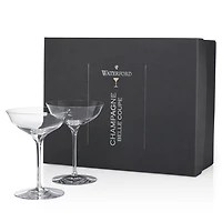 Elegance Champagne Belle Coupe Glass, Pair