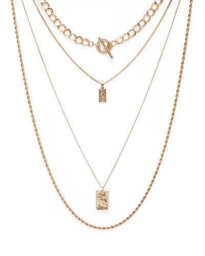 Four-Layer Coin Pendant Necklace, 18" - Exclusive