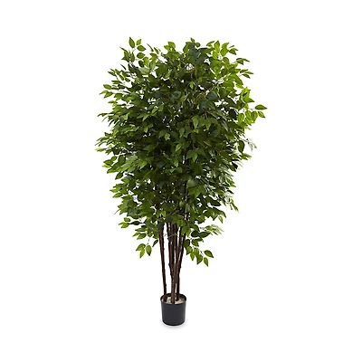 Nearly Natural Deluxe Artificial Ficus Tree