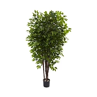 Nearly Natural Deluxe Artificial Ficus Tree