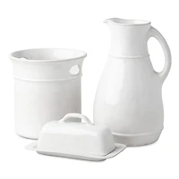 Juliska Puro Whitewash 3 Pc Essential Accessories Set