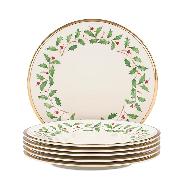 Lenox Holiday Salad Plate, Set of 6