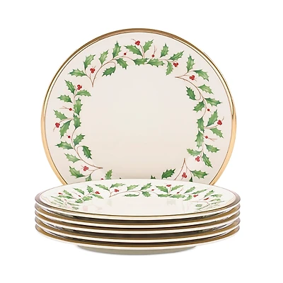 Lenox Holiday Salad Plate, Set of 6