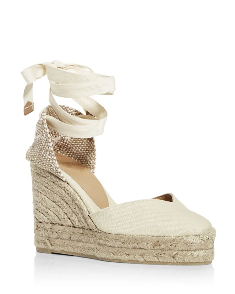 Women's Chiara Ankle Tie Wedge Espadrille Sandals