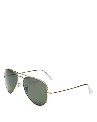 Unisex Polarized Brow Bar Aviator Sunglasses