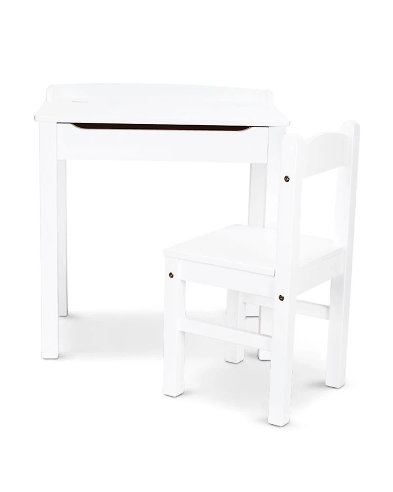 Wooden Child's Lift Top Desk & Chair Set - Ages 3+