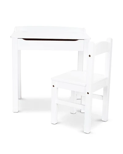 Wooden Child's Lift Top Desk & Chair Set - Ages 3+
