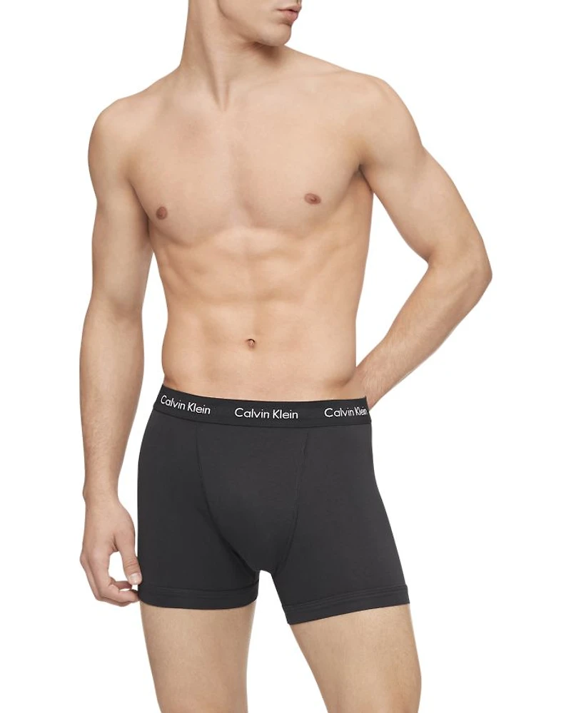 Cotton Stretch Moisture Wicking Boxer Briefs, Pack of 3