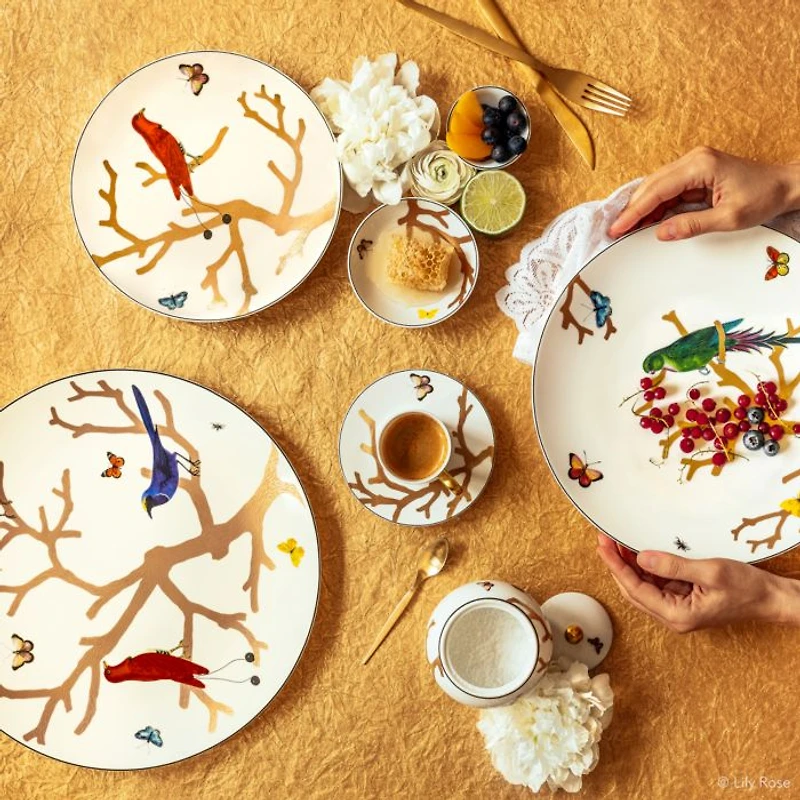 Aux Oiseaux Coupe Bread & Butter Plate, Small