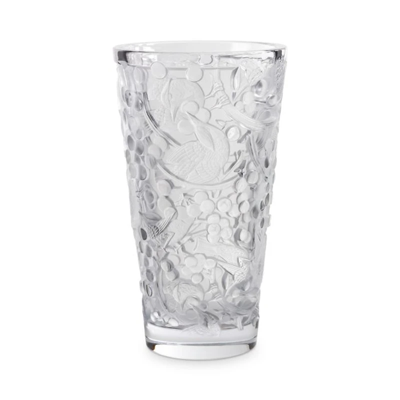 Merles & Raisins Large Clear Vase