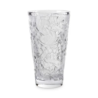 Merles & Raisins Large Clear Vase