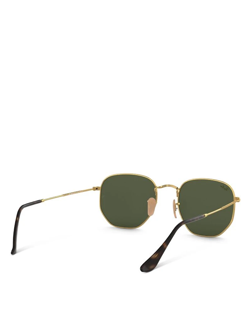Unisex Icons Hexagonal Sunglasses