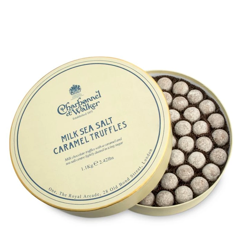 Milk Sea Salt Caramel Truffles