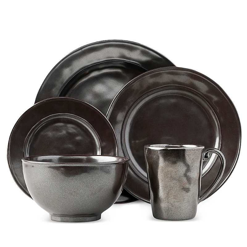 Juliska Pewter Stoneware 5 Piece Place Setting