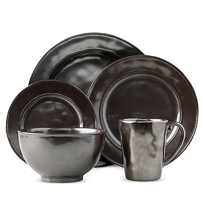 Juliska Pewter Stoneware 5 Piece Place Setting