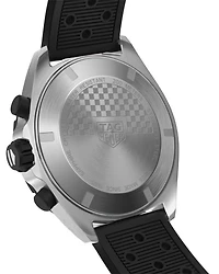 Formula 1 Quartz Men's Black Rubber Chronograph, 43mm