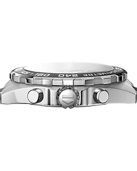 Formula 1 Quartz Men's Gray Steel & Black Ceramic Chronograph, 43mm
