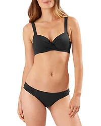 Shirred Hipster Bikini Bottom