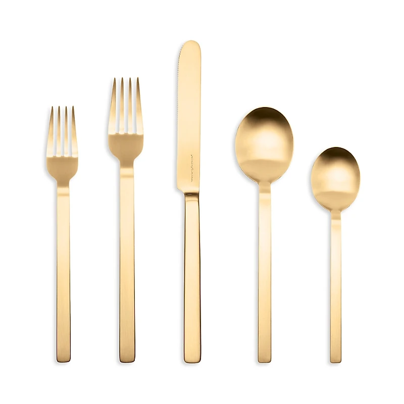 Mepra Stile Ice Oro 5-Piece Place Setting