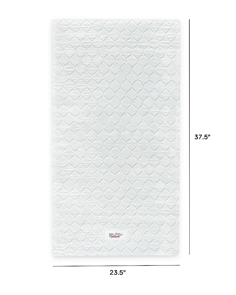 Babyletto Pure Core Mini Crib Mattress with Hybrid Waterproof Cover