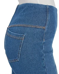 Cuffed Denim Shorts