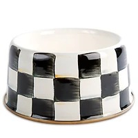 Courtly Check Enamel Pet Dish