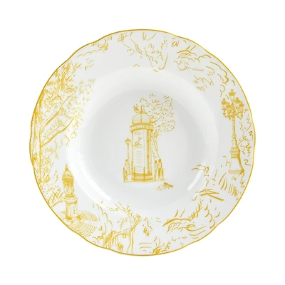 Bernardaud Tout Paris Rim Soup Plate