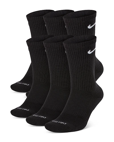 Nike Everyday Plus Cushioned Training Crew Socks, Pack of 6