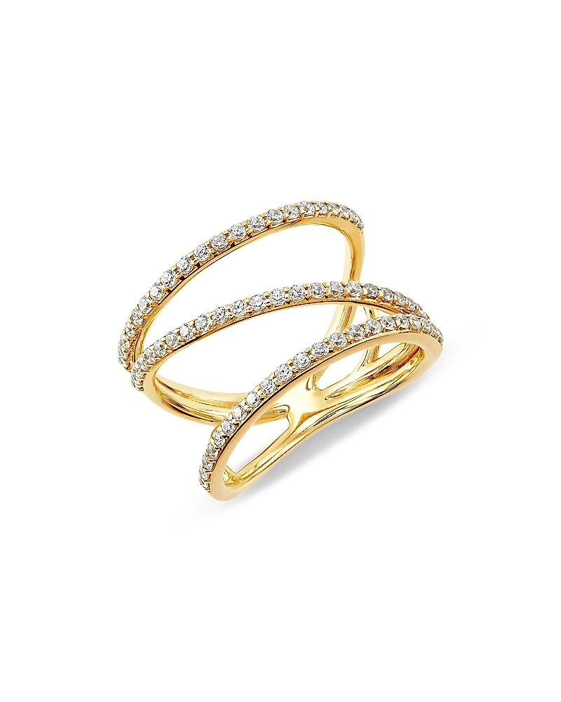 Bloomingdale's Fine Collection Diamond Diagonal Ring