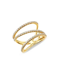 Bloomingdale's Fine Collection Diamond Diagonal Ring