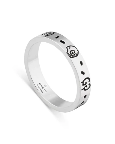 Sterling Silver Ghost Thin Band